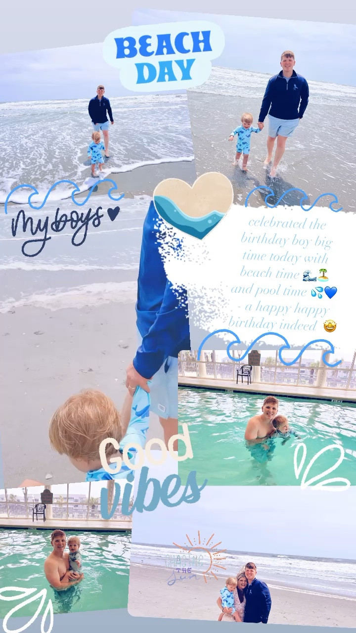 celebrated the birthday boy big time today with beach time 🌊🏝️ and pool time 💦💙 - a happy happy birthday indeed  🤩

#LTKtravel #LTKfamily #LTKbaby