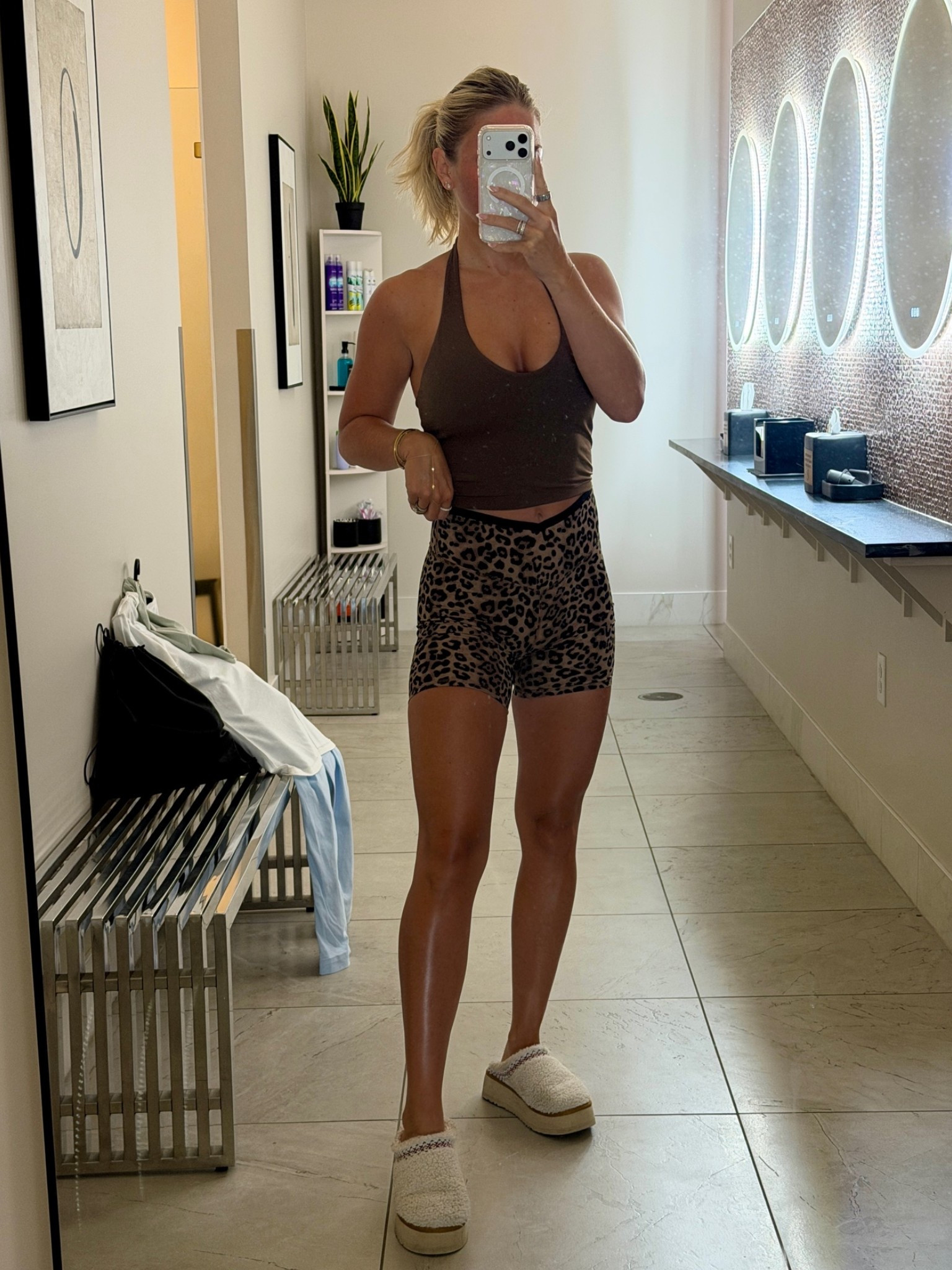 Wearing a small in top, bottoms are old from Target ✨🤍

#LTKootd #LTKmomlife #LTKActive