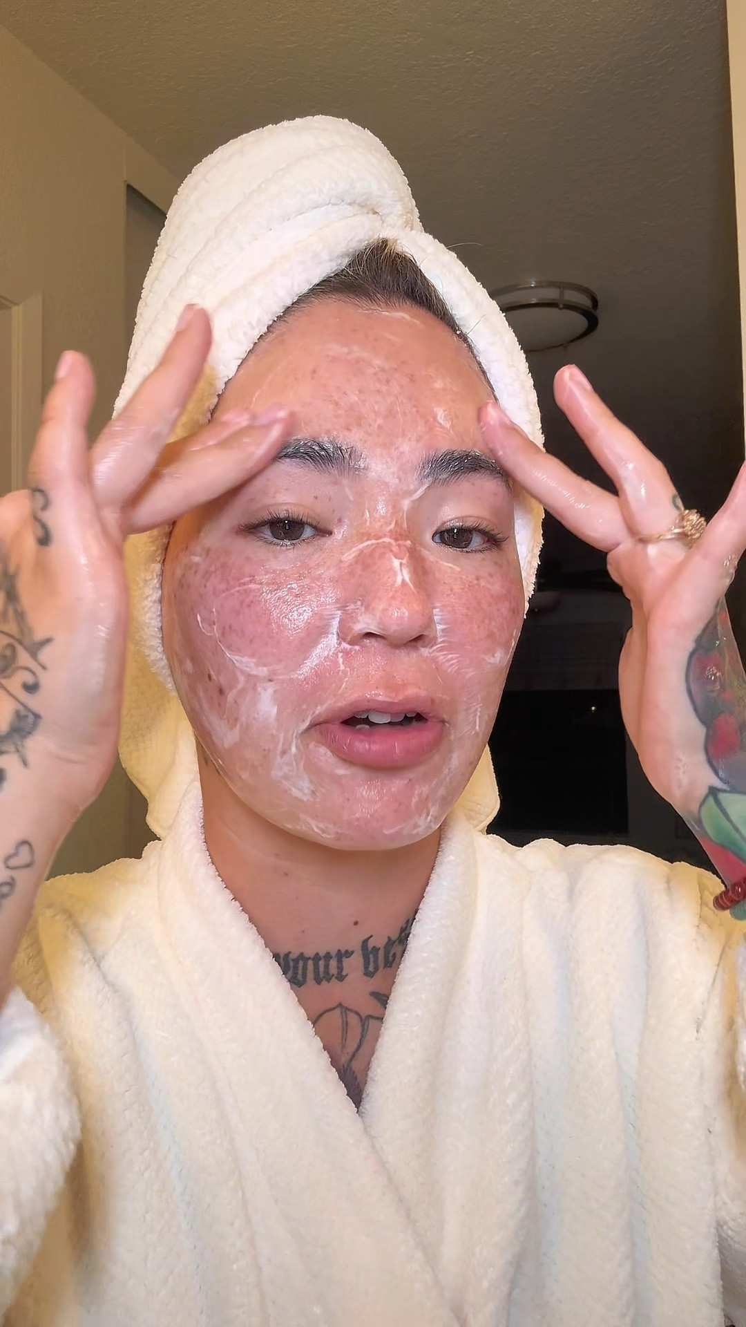 Exfoliating skincare night for the sensitive skin people out there!

#LTKBeauty