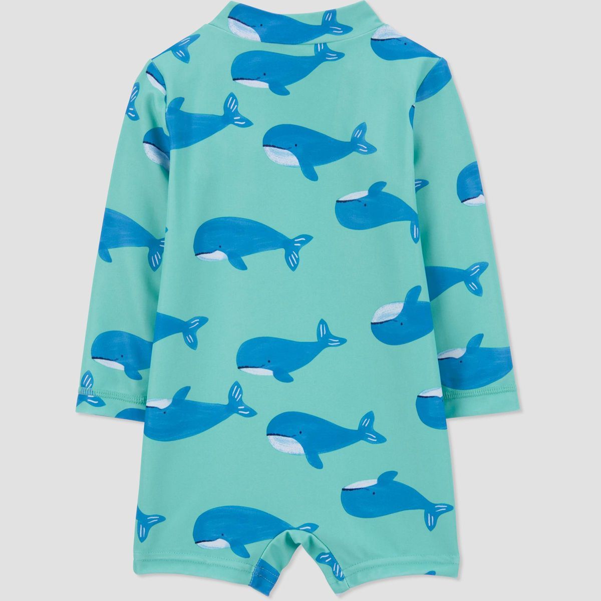 Carter's Just One You®️ Baby Boys' Long Sleeve Whale Printed One Piece Rash Guard | Target