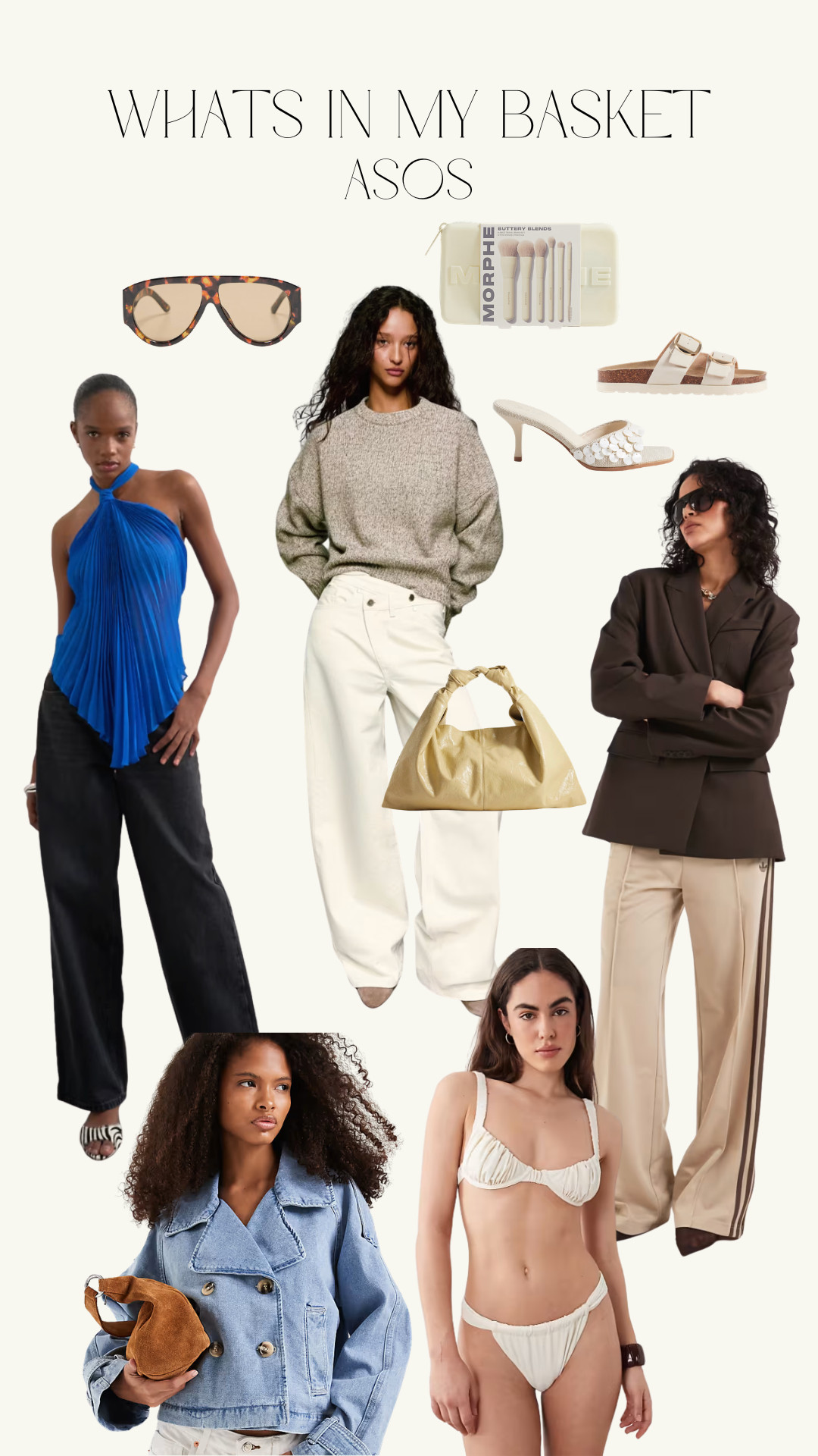 Shop my ASOS Basket 
Spring Outfit Inspo, Cobalt Blue, Pastel Yellow, Spring Colour Inspo, Bikini, White Denim Jeans, Morphe Brushes 

 #LTKspringtrends #LTKspring #LTKeurope