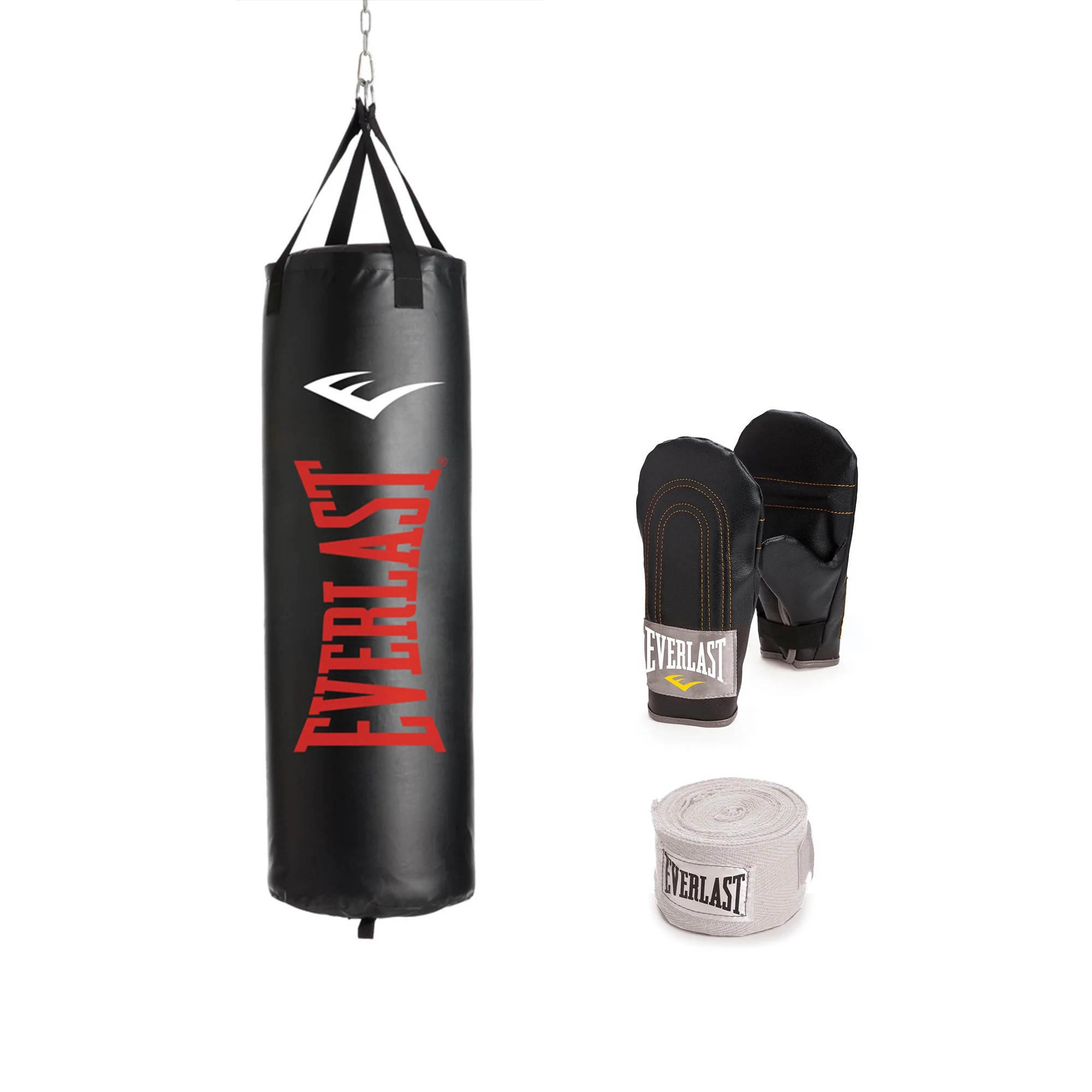 Everlast 100 lb. Nevatear Heavy Bag Kit - Walmart.com | Walmart (US)