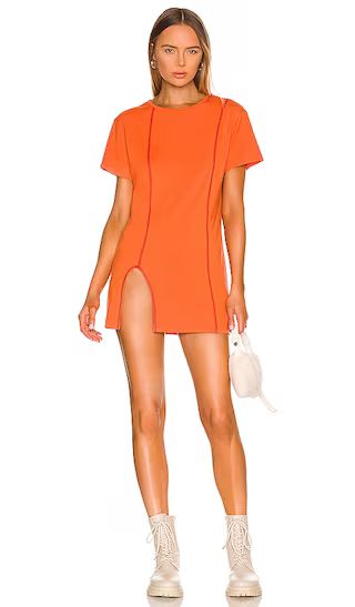 Simona Tee Dress in Orange | Revolve Clothing (Global)