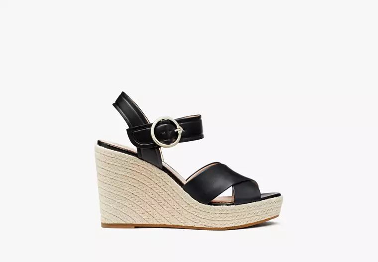 Della Wedge Heeled Sandals | Kate Spade Outlet