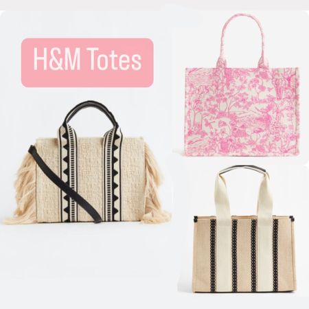 New H&M totes #h&m #handbag #purses 

#LTKsalealert #LTKunder50 #LTKitbag