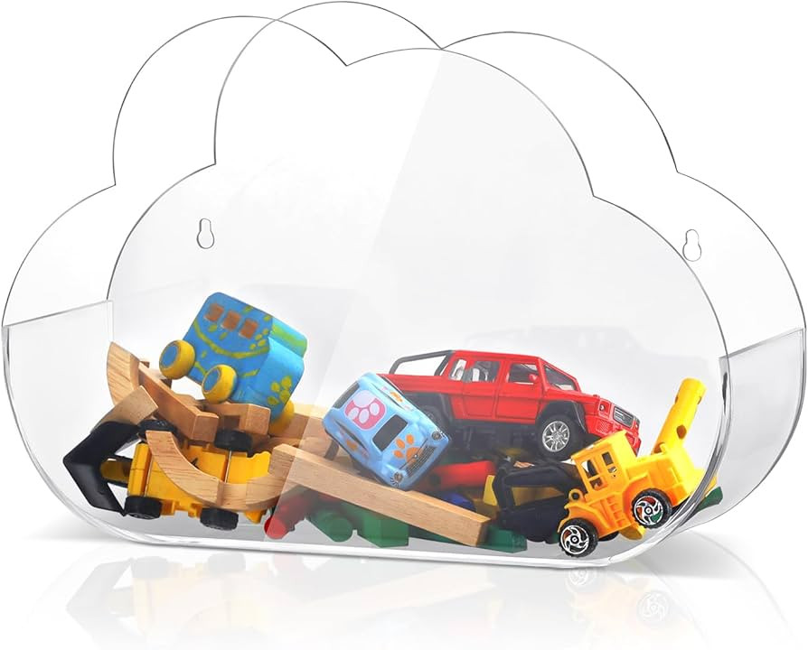 Yungyan Acrylic Toy Dispenser for Wall Mounted Wall Toy Organizer for Kids Hanging Storage Displa... | Amazon (US)