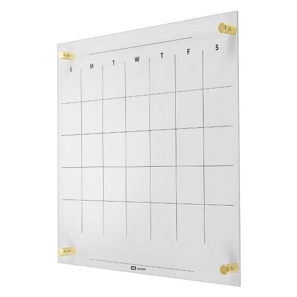Quartet 14" x 14" Glass Dry-Erase Calendar Board | Target
