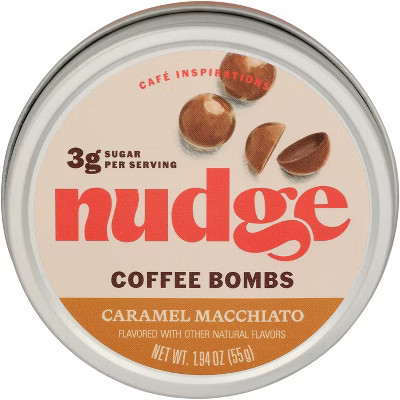 Nudge Coffee Bomb Caramel Macchiato Case of 6 - 1.94 oz | Target