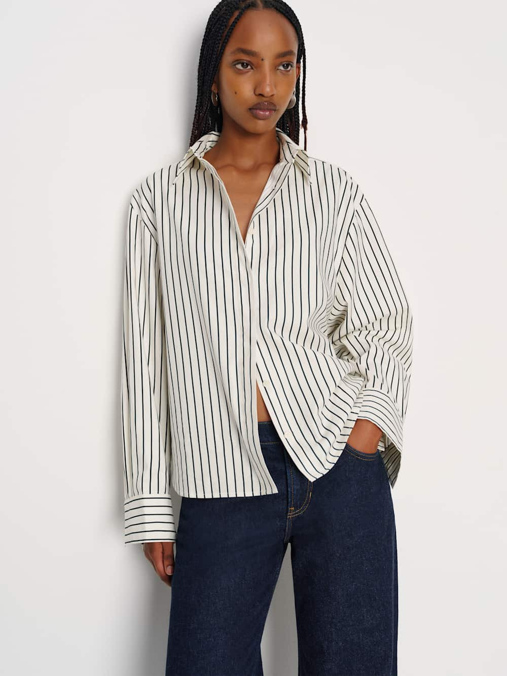 Andy Oversized Shirt | Reformation (Global)