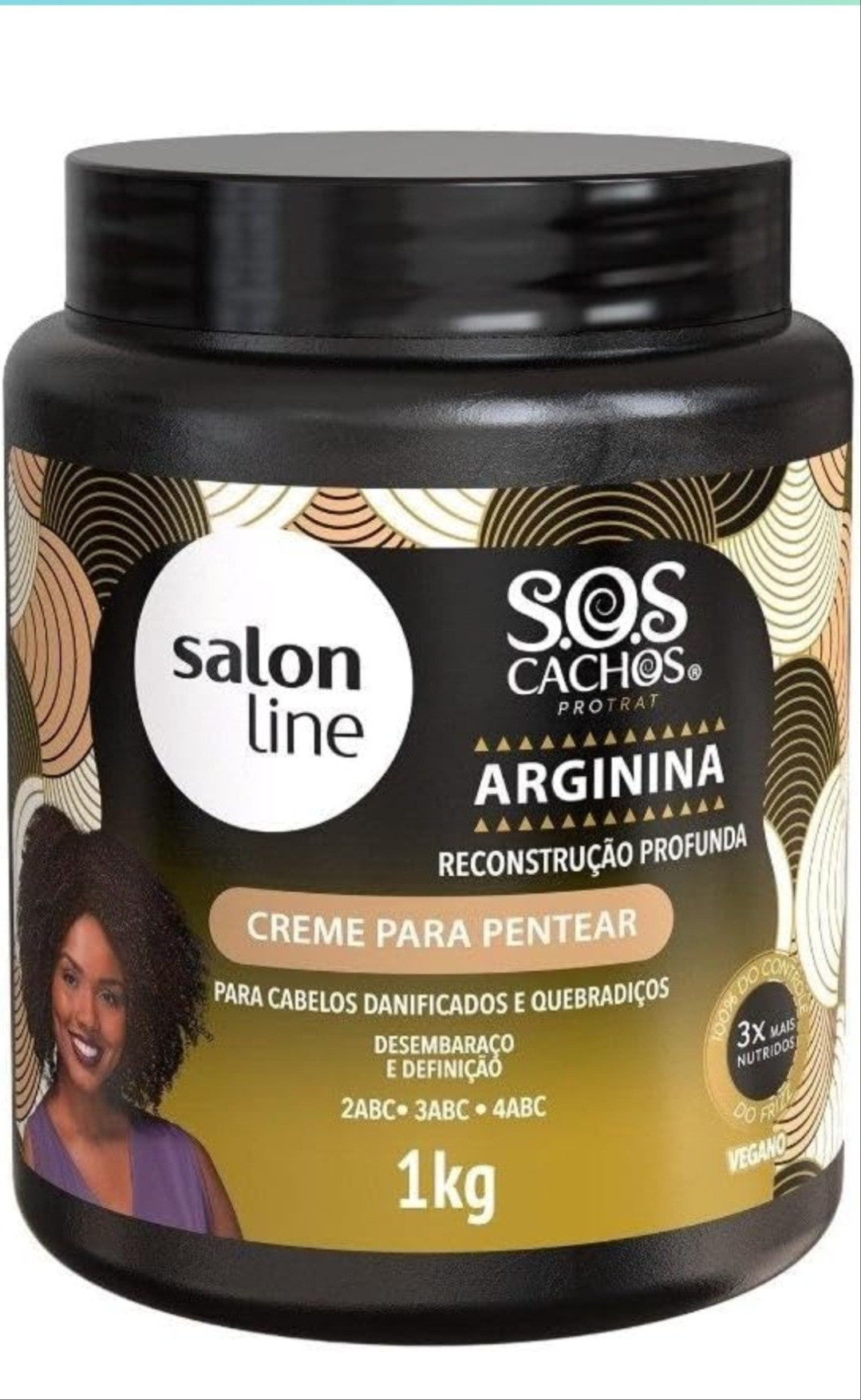 Salon Line, Creme de Pentear, SOS Cachos, Arginina, Reconstrução Profunda - Cabelos Ondulados, Cacheados e Crespos, 1 Kg

#LTKbrasil #LTKfamily #LTKbeauty