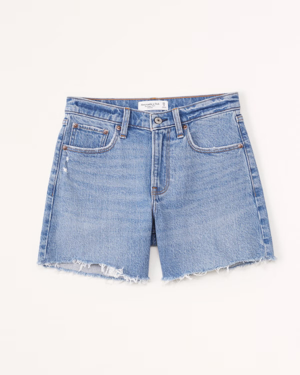 Mid Rise Baggy Short | Abercrombie & Fitch (US)