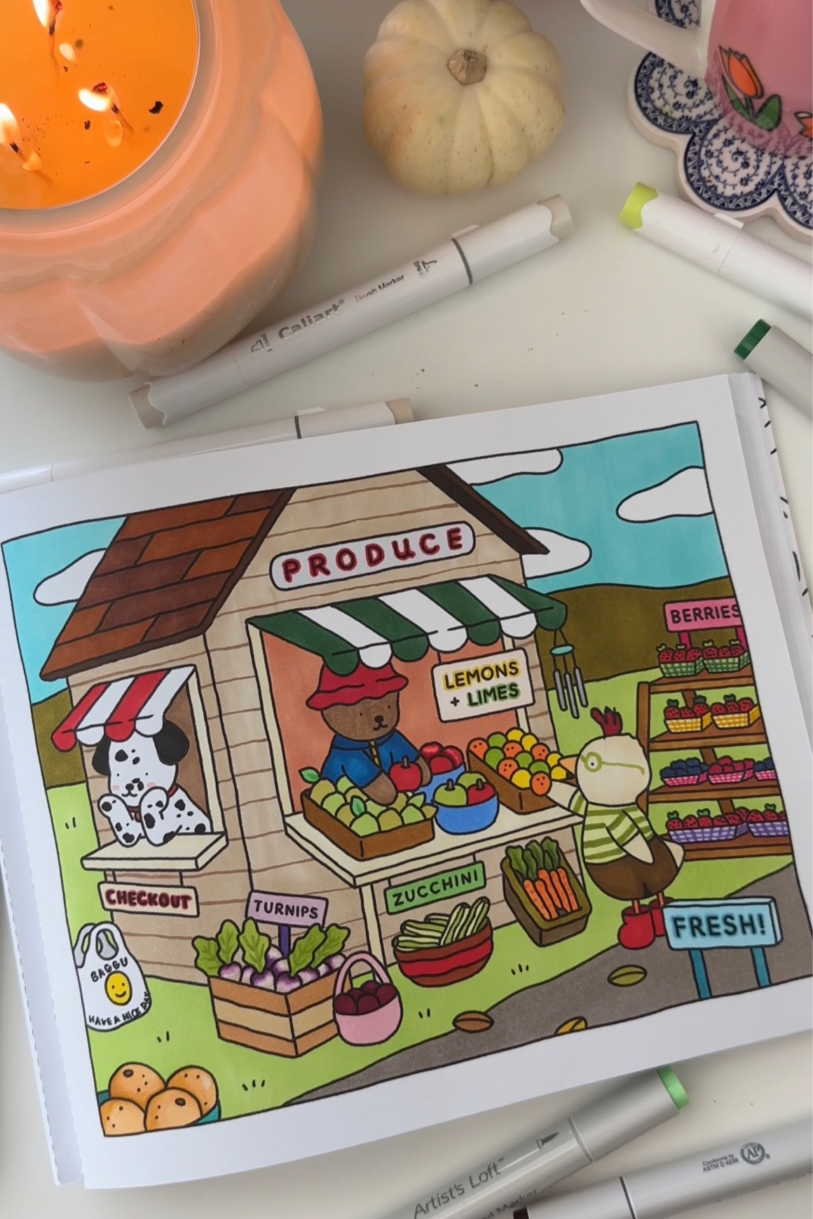 Items featured in this color with me video! 🐥🐻🐶🫶🏼