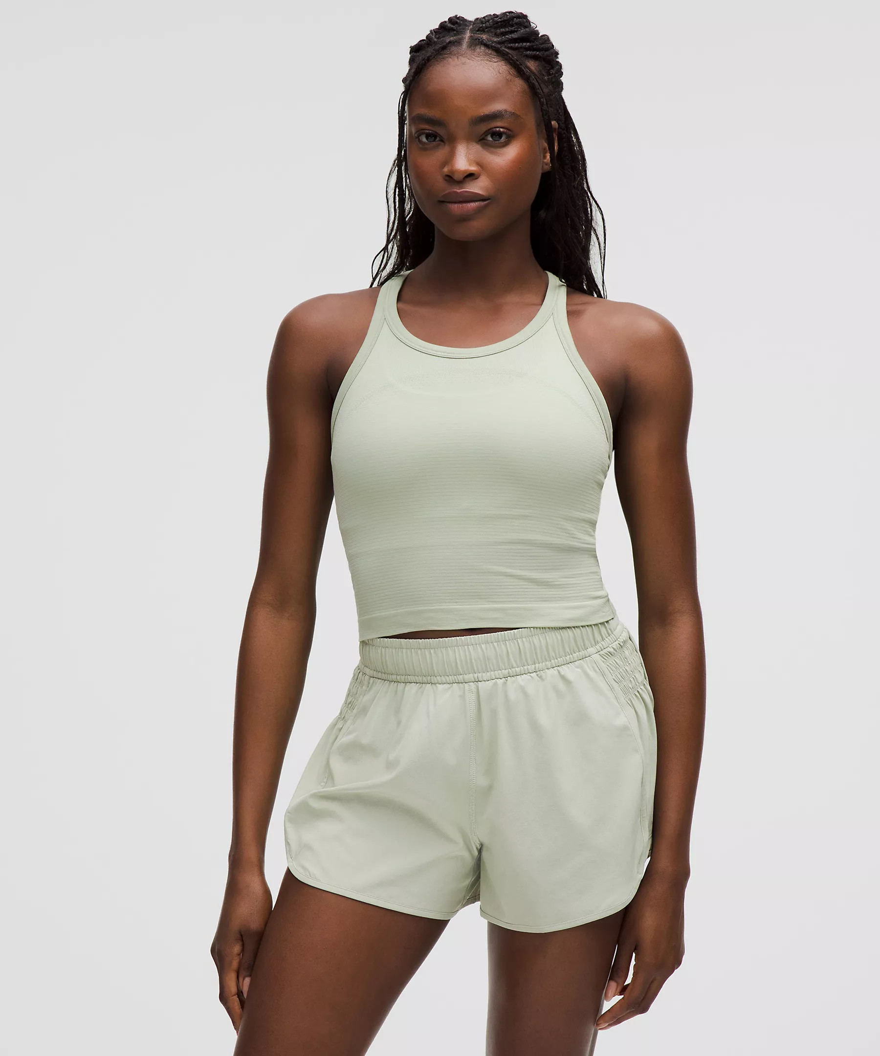 Swiftly Tech Cropped Racerback Tank Top 2.0 | Lululemon (US)