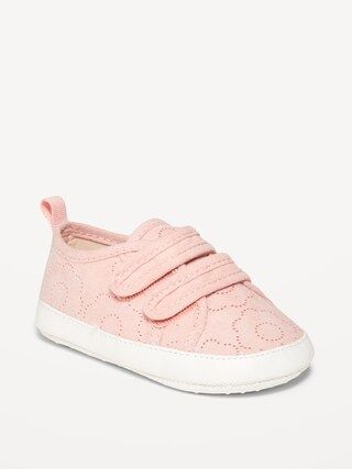 Faux-Suede Perforated Floral Sneakers for Baby | Old Navy (US)