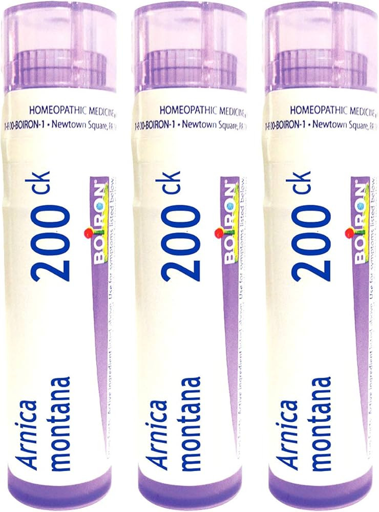Boiron Arnica Montana 200ck Homeopathic Medicine for Muscle Pain and Stiffness - 3 Count (Pack of... | Amazon (US)
