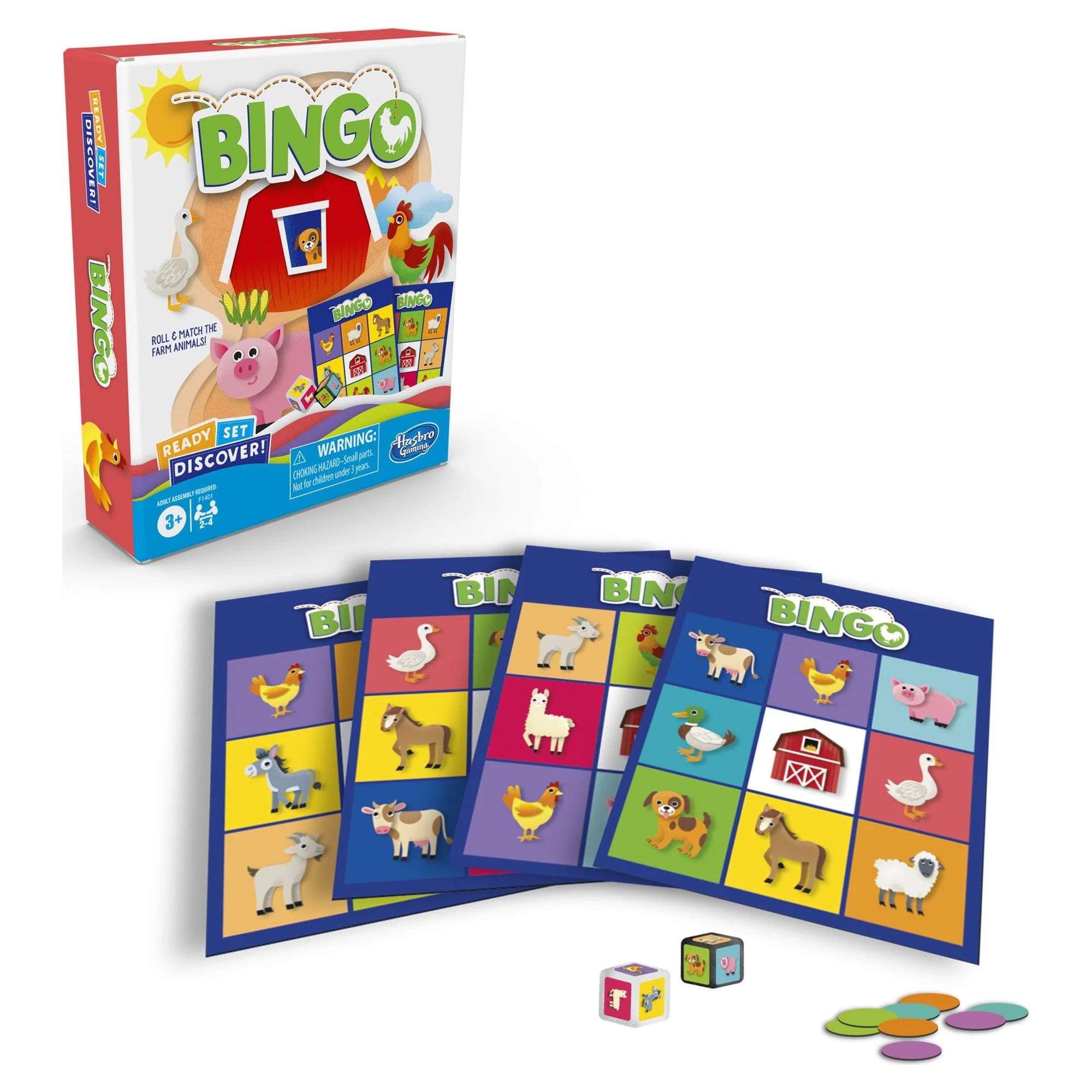 Ready Set Discover Bingo Kids Board Game, Games for Preschoolers, 2-4 Players, Back to School Sup... | Walmart (US)