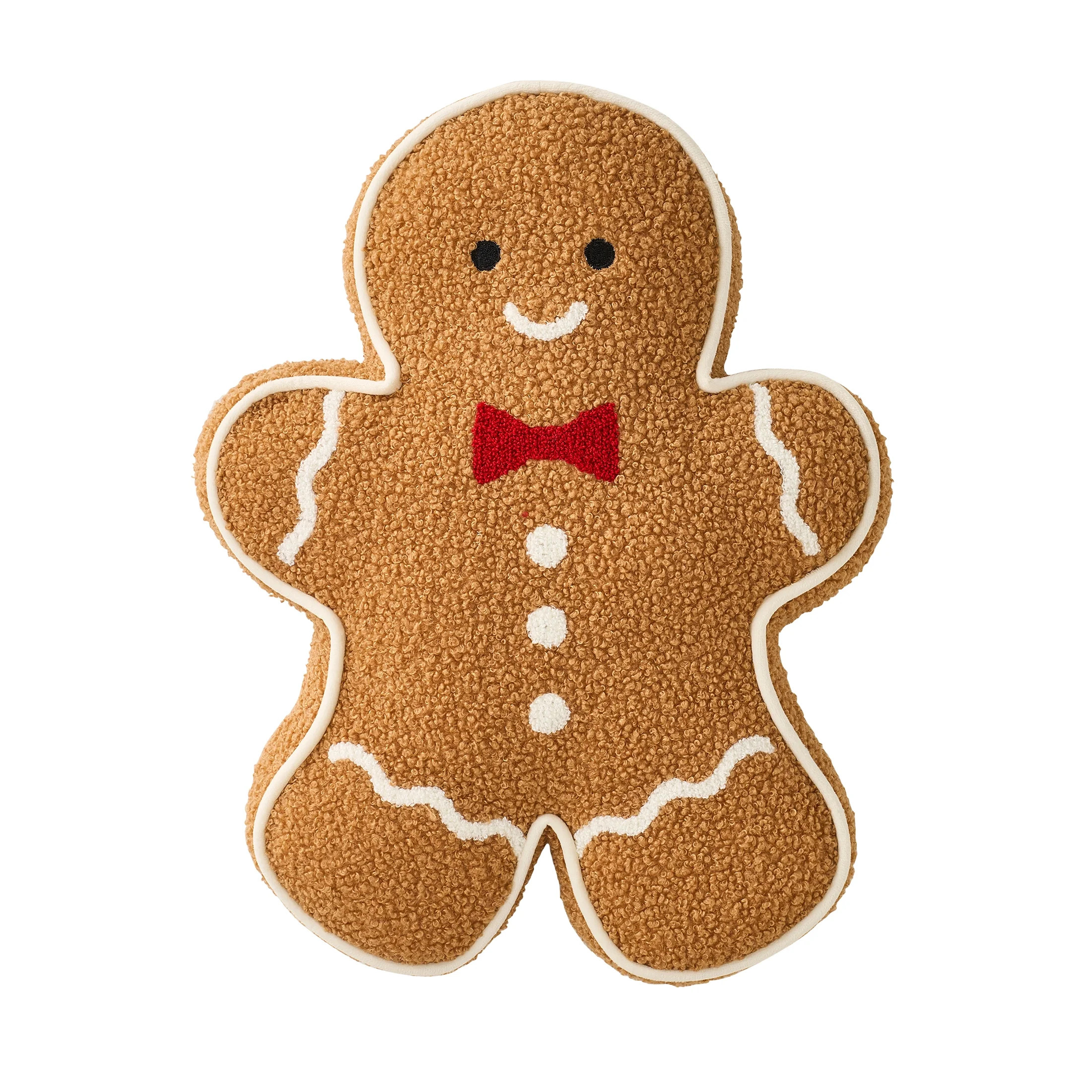 My Texas House 16" x 12" Gingerbread Man Shaped Decorative Pillow - Walmart.com | Walmart (US)