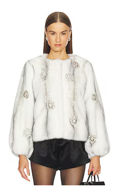 Faux Mink Benson Coat
                    
                    Cinq a Sept | Revolve Clothing (Global)