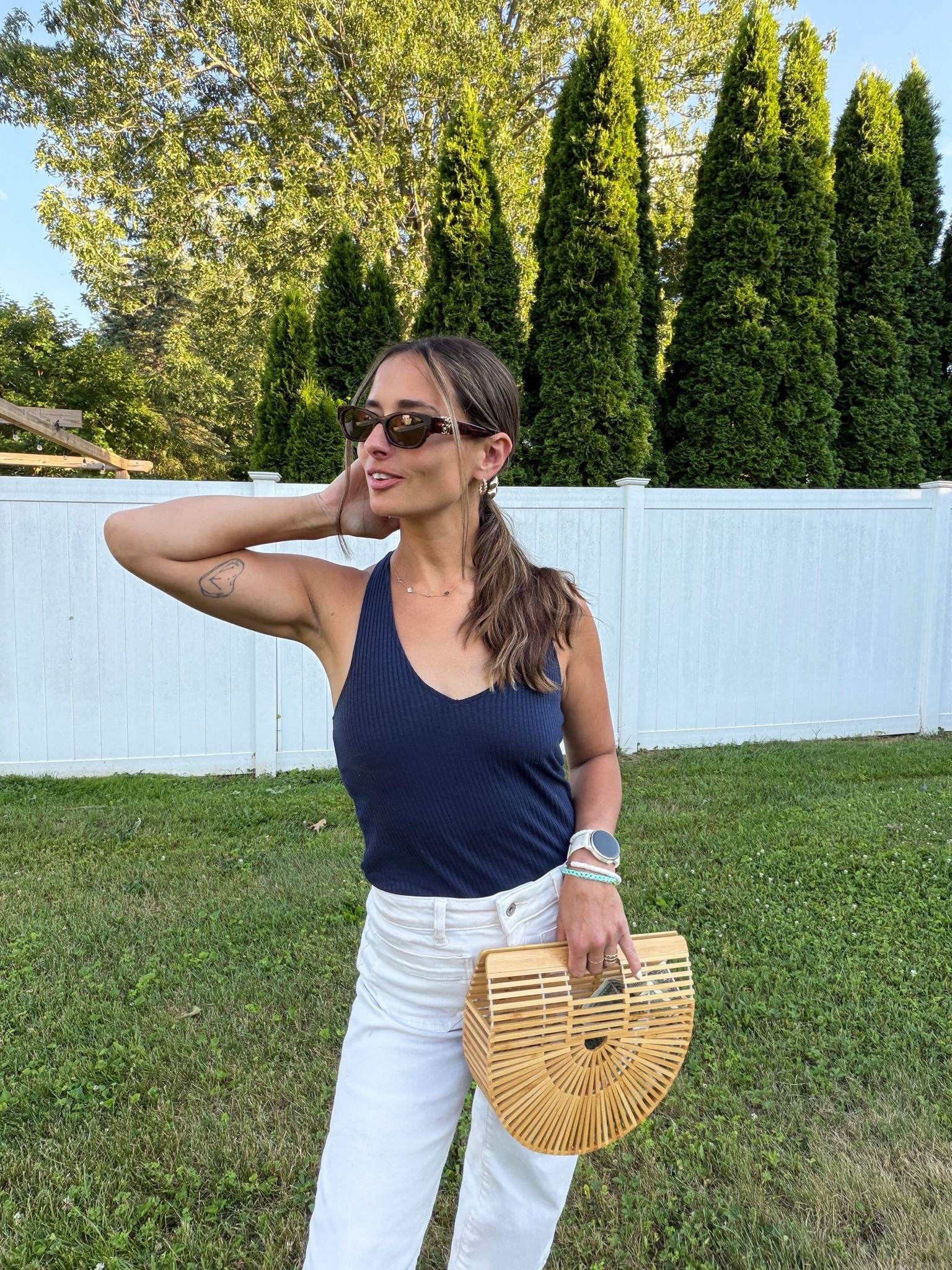 Navy and white is the most classic, combo for coastal summers ☀️

#LTKootd #LTKSeasonal #LTKdayinmylife
