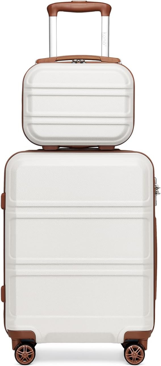 Kono Carry On Luggage Set Airline Approved Lightweight PC+ABS Carry On Suitcase with TSA Lock Spi... | Amazon (US)