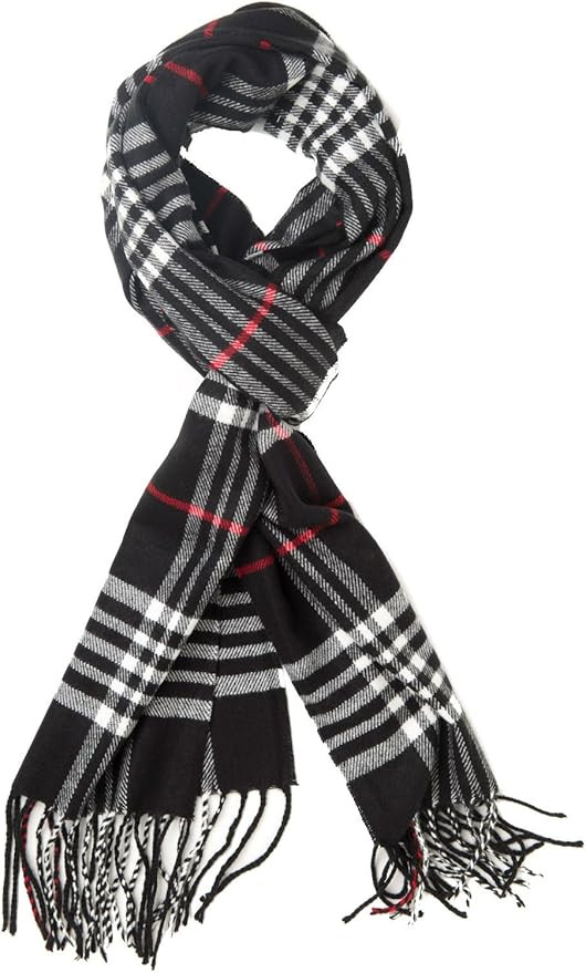 Plum Feathers Super Soft Luxurious Cashmere Feel unisex for Men and Women Winter Scarf | Amazon (US)