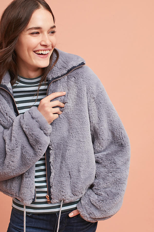 Bristol Faux Fur Jacket | Anthropologie (US)