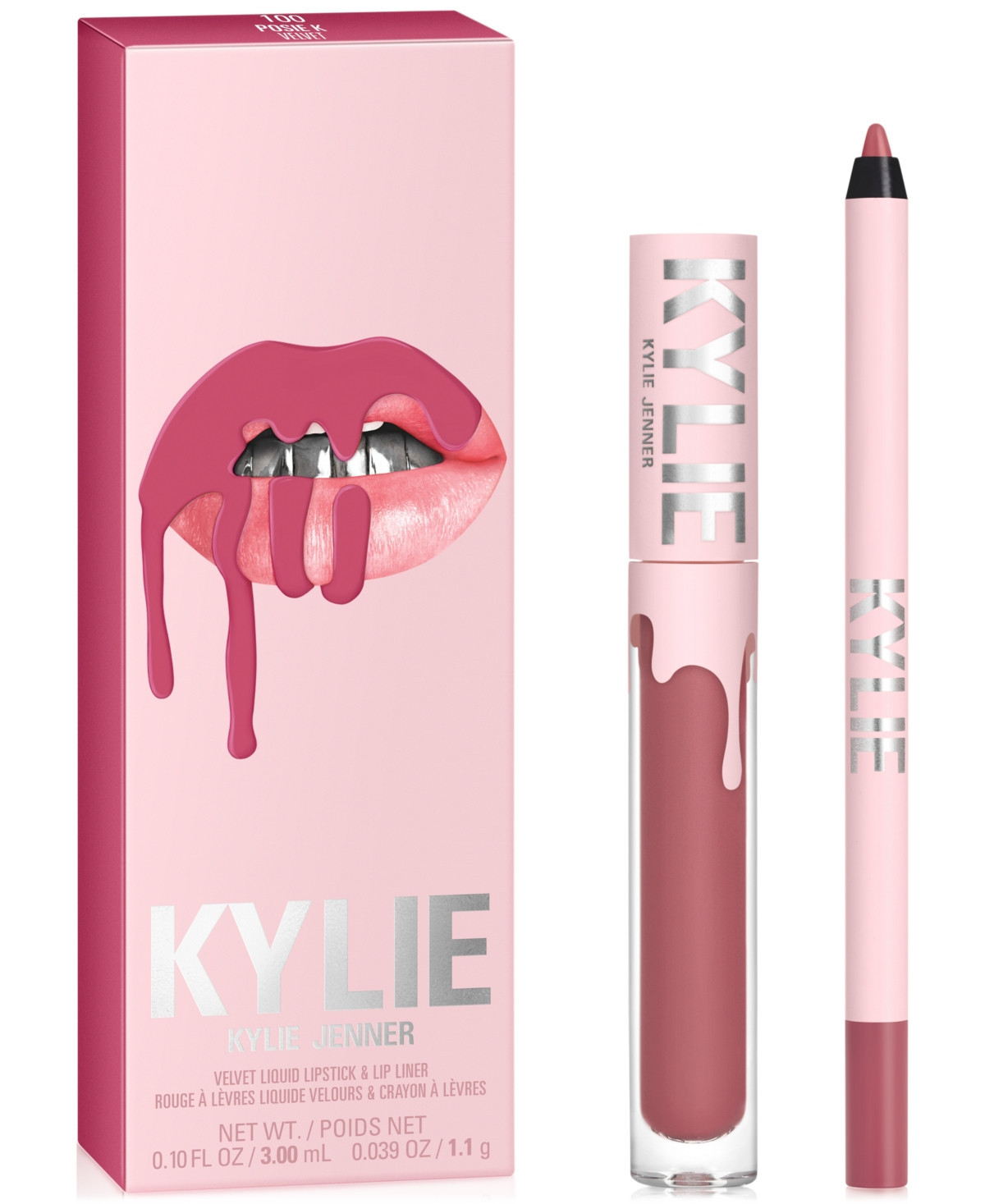 Kylie Cosmetics 2-Pc. Velvet Lip Set - 100 Posie K | Macy's
