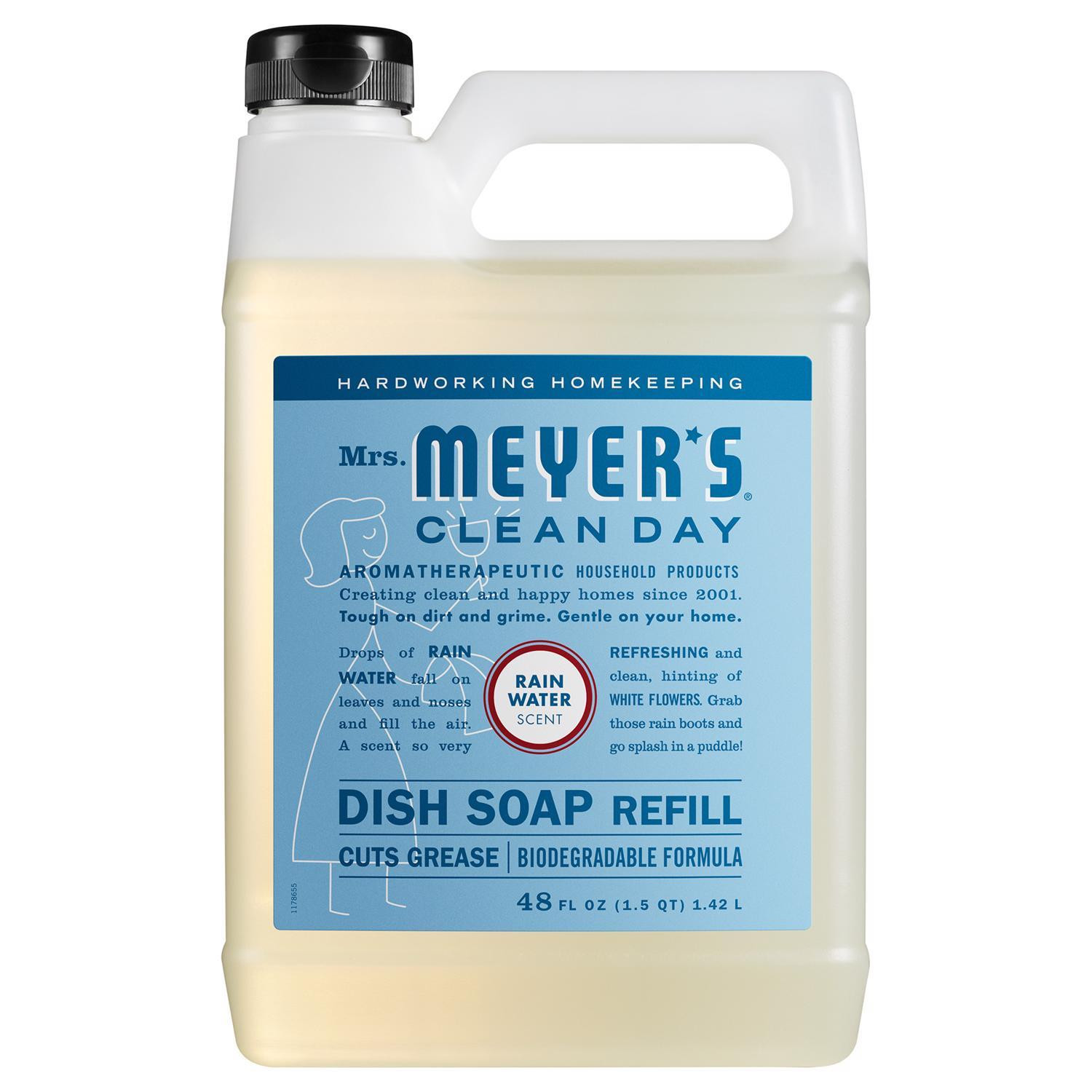 Mrs. Meyer's Clean Day Refreshing Rain Scent Liquid Dish Soap Refill 48 oz 1 pk | Ace Hardware