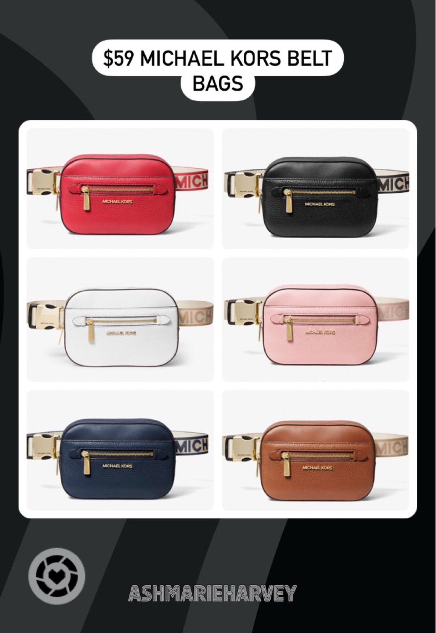 $59 Michael Kors belt bags 

#LTKGiftGuide #LTKCyberWeek #LTKitbag