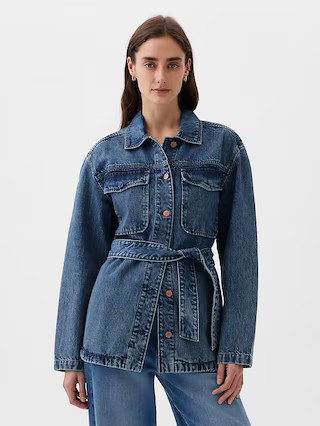 Belted Denim Shirt Jacket | Gap (US)