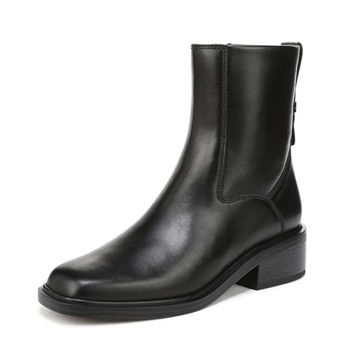 Franco Sarto Womens Gracely Ankle Boot Black Leather 9.5 M | Amazon (US)