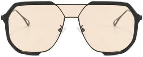 willochra Fashion Oversized Square Women Sunglasses Vintage Punk Men Outdoor Eyewear Shades UV400 | Amazon (US)