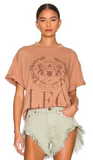 Leo Collegiate Tee in Clay | Revolve Clothing (Global)