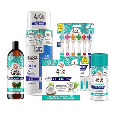 GuruNanda Total Smile Makeover Regular Kit - 5ct | Target
