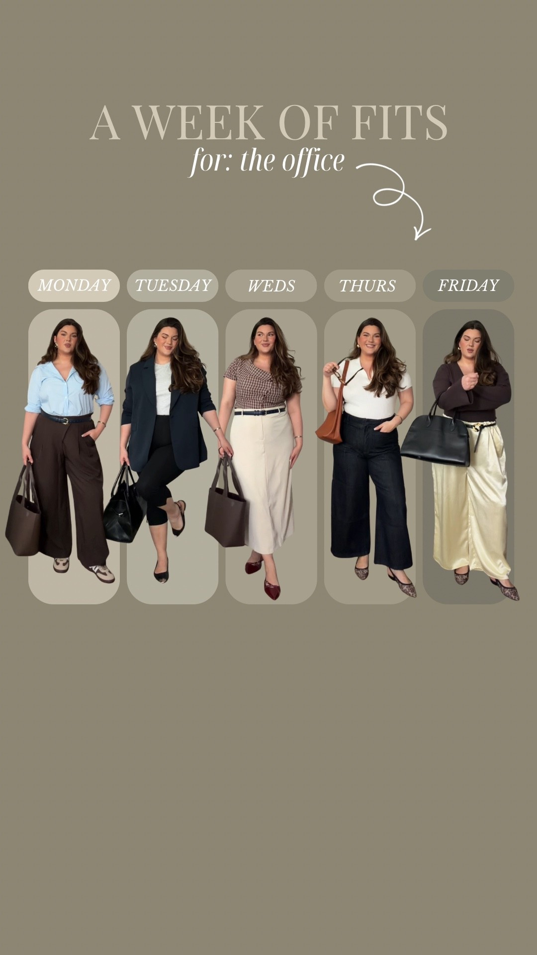This week’s office outfits - flats edition!

#LTKMidsize #LTKWorkwear #LTKPlusSize