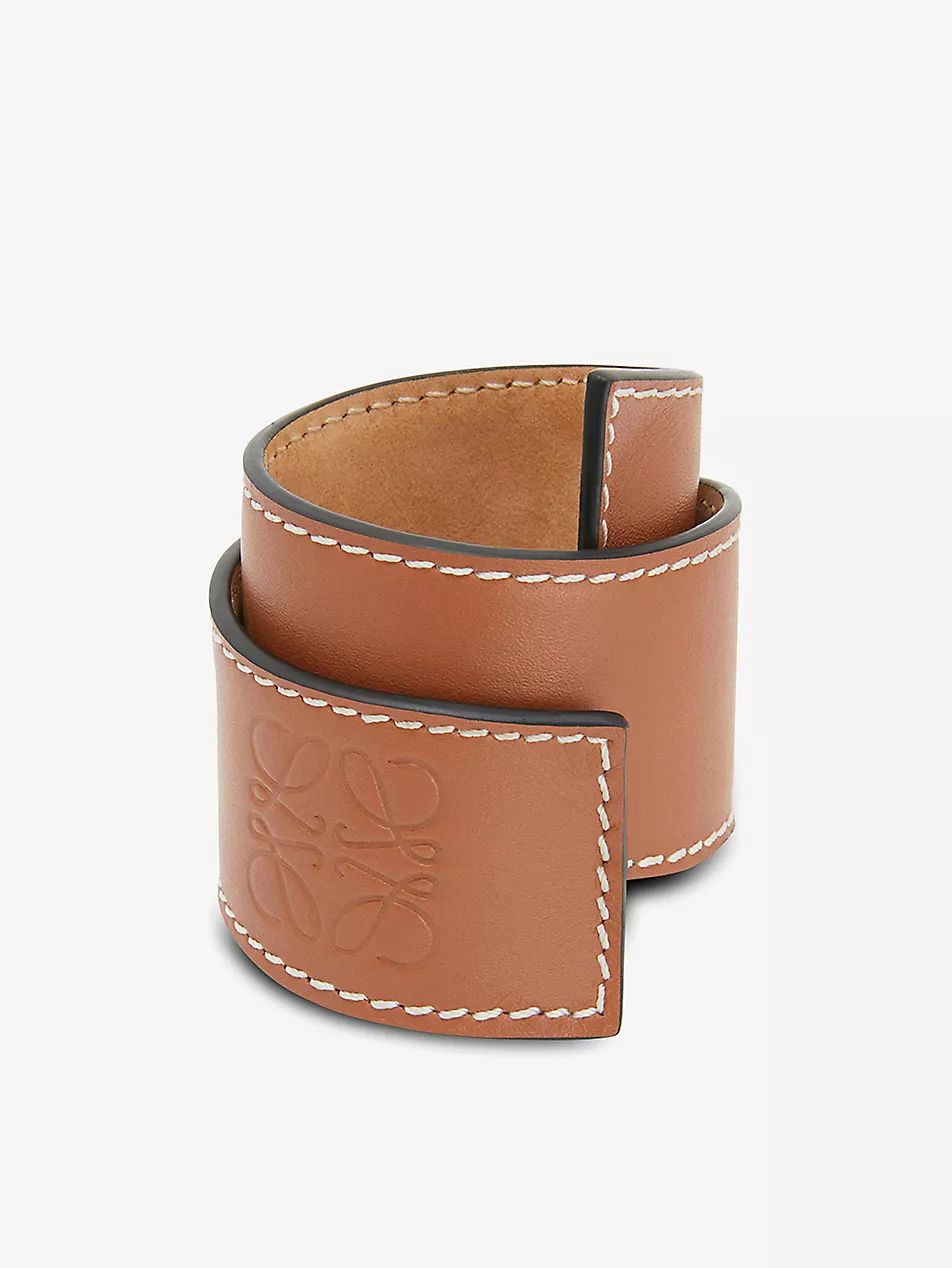 Small leather slap bracelet | Selfridges