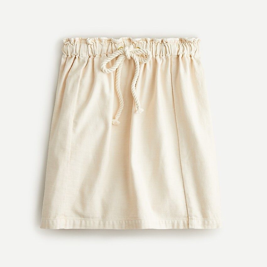 Tie-waist pull-on skirt | J.Crew US