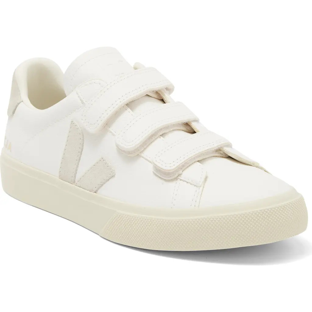 Veja Recife Logo Sneaker in Extra-White Natural at Nordstrom, Size 38 | Nordstrom