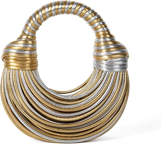 Women's Evening Handbags, Trendy Woven Clutch Purses for Women Formal Wedding | Amazon (US)