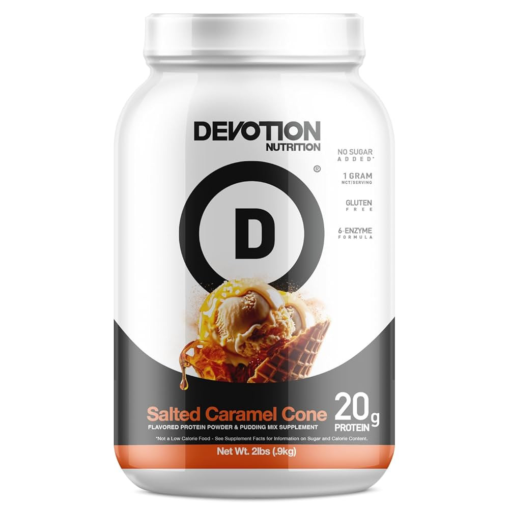 Devotion Nutrition Protein Powder Blend | Gluten Free, Keto Friendly, No Added Sugars | 1g MCT | ... | Amazon (US)