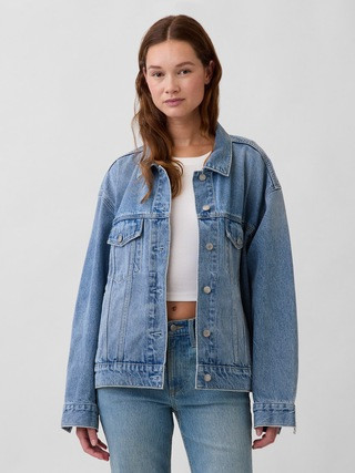 Oversized Icon Denim Jacket | Gap (US)
