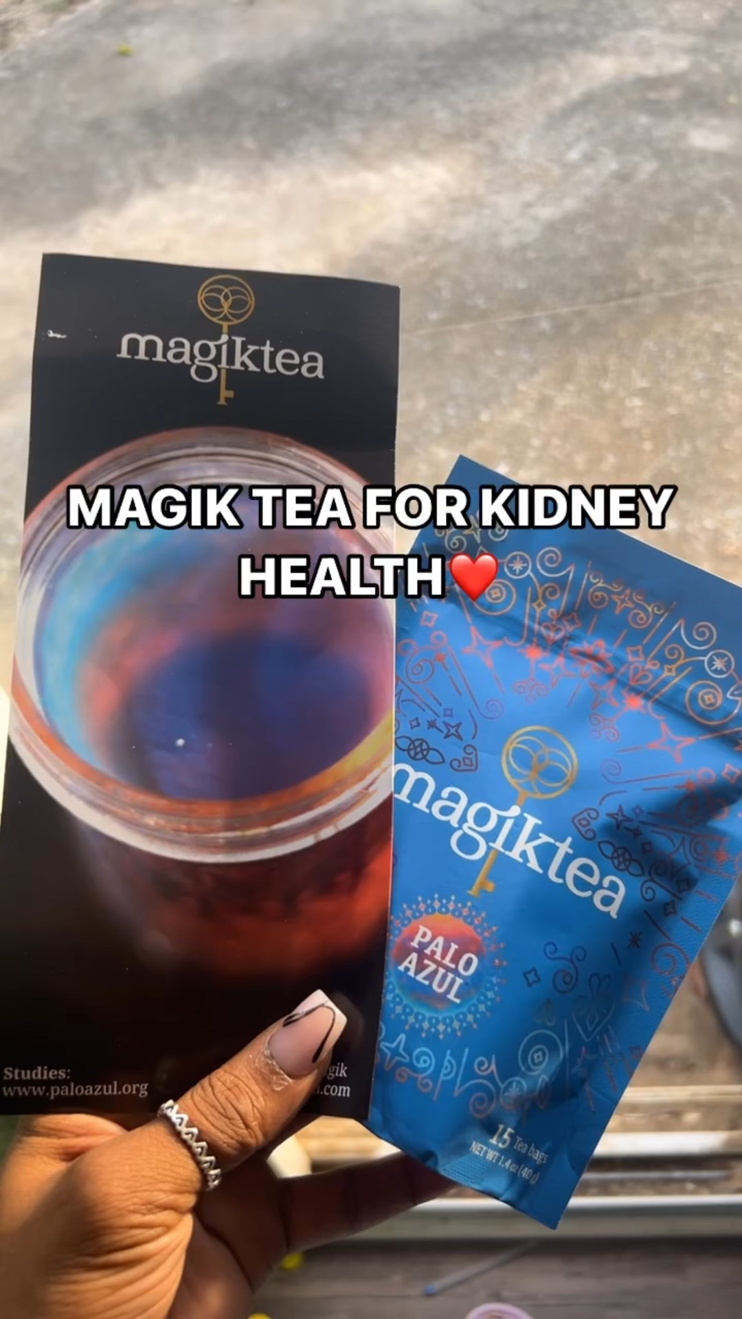 Who doesn’t want magic in a cup? ✨🪄

PALO AZUL is scientifically proven to have some of the highest levels of antioxidants & polyphenols than regular tea and spirulina. ✨

Palo Azul tea gives off the same fluorescent hue as the aurora borealis due to the flavonoids that are polyphenols that plants produce to defend against UV rays, pathogens, bacteria, and stress! 🌠

It’s known as kidney wood because it’s an amazing tea for healing your body to naturally pass kidney stones. It’s also a diuretic which will help you to retain electrolytes. 

Palo Azul is also anti-diabetic which means it helps to lower glucose levels & HbA1c and helps to improve insulin sensitivity. 

Try this tea in your everyday holistic routine for improved yoni & overall wellness ✨❤️
Follow and share for more! 

Comment “teapot” if you want the link to your own glass teapot set..

Tea can be purchased from @drinkmagik 💖
•
•
•
#tea #holisticwellness #herb #healthylifestyle #trendingreels