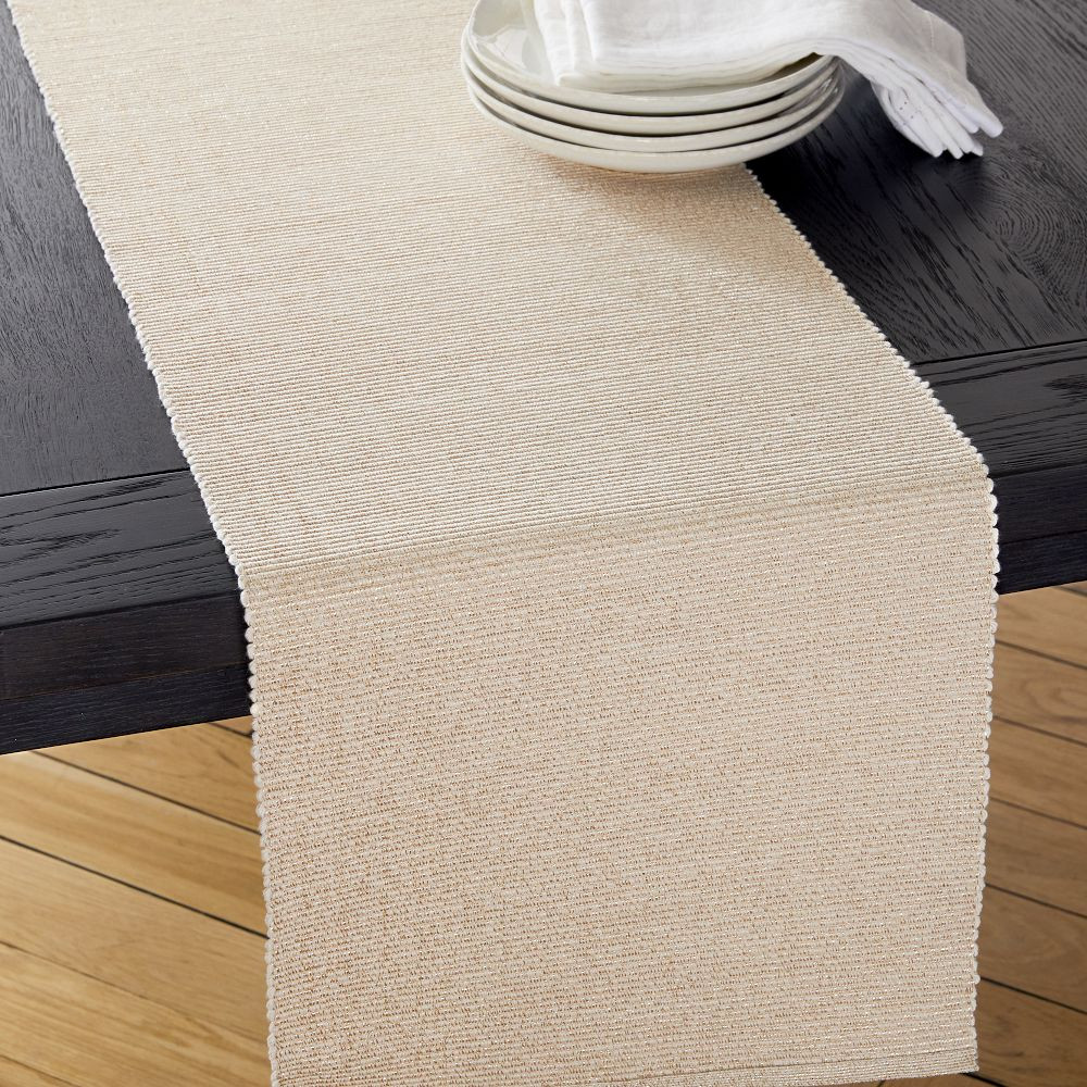 Riviera Cotton Table Runner | West Elm (US)