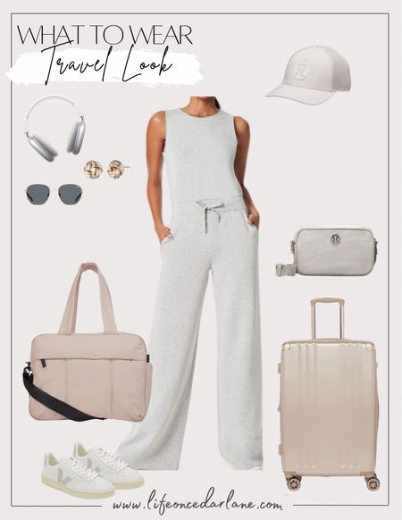 What to Wear- travel look! This jumpsuit from Spanx is a must have! Comes in several different colors & the fabric is fantastic!

#luggage #springbreak #weekendlook

#LTKtravel #LTKfindsunder100
