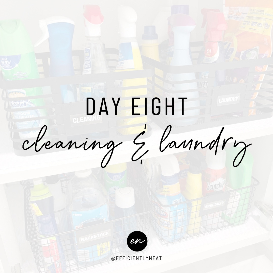 With all the snow days, I honestly don’t even know what day it is anymore, but I do know it is DAY 8 of the #freshstartchallenge 🥳

✨ Today is a quick one! Swipe through to get your Laundry & Cleaning supplies decluttered step by step! 

✨ Looking to spruce up your space a bit or need help maximizing space? Check out the link in my bio or follow @efficientlyneat on the LTK app for all of my favorite organizing products 🫶🏼

#LTKfamily #LTKfindsunder50 #LTKhome