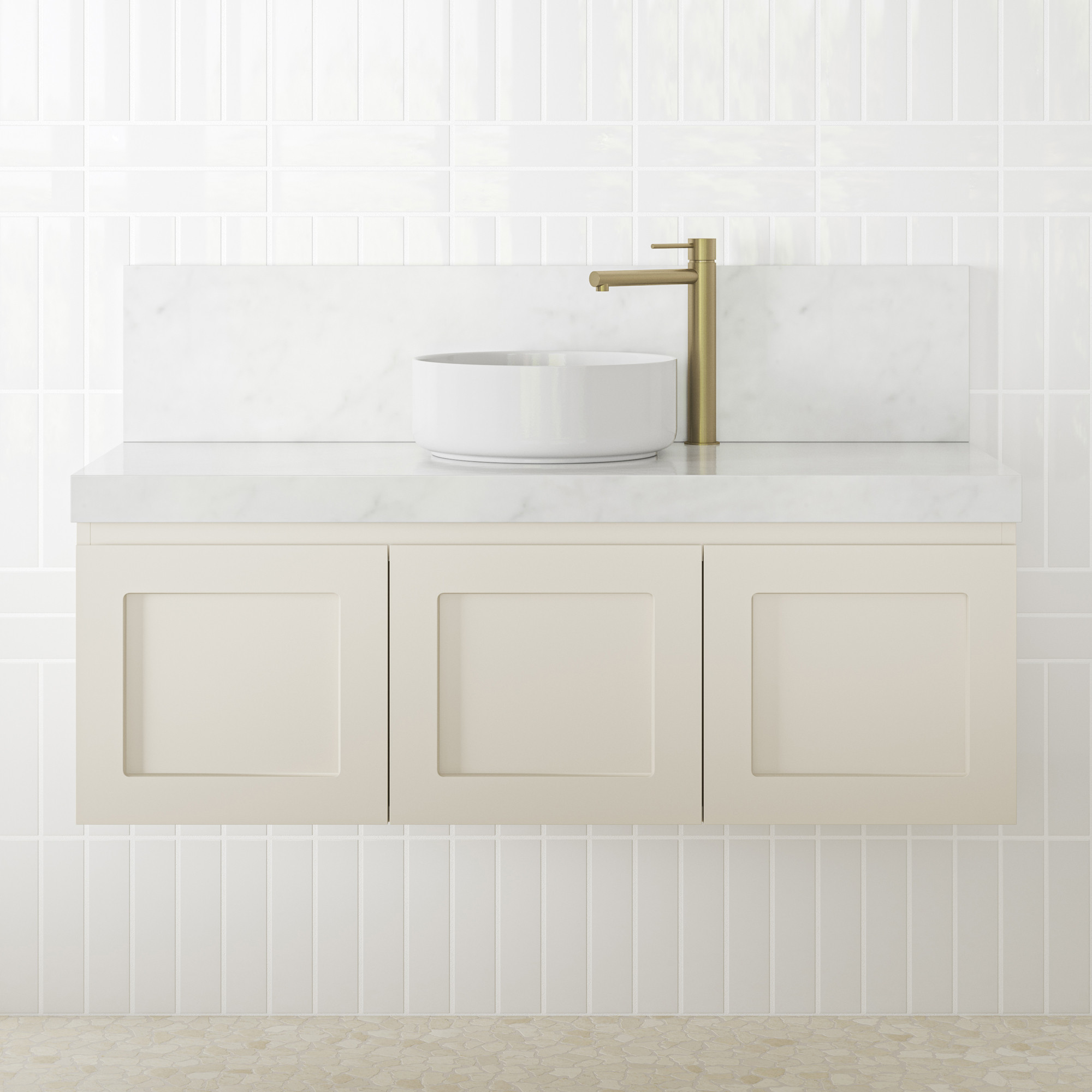 London 1200mm Wall Hung Single Vanity | Temple & Webster AU