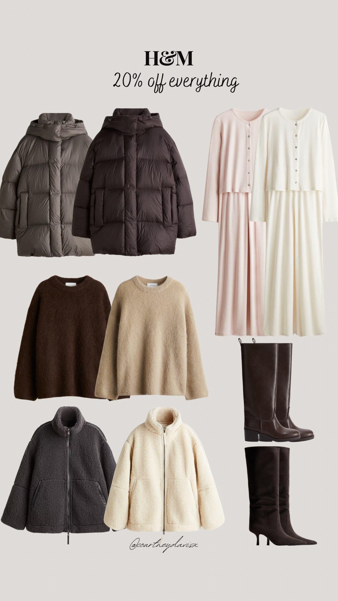 H&M - 20% off everything for members! 

Winter coat, knee high boots, winter boots, mohair jumper, teddy jacket, teddy fleece, H&M, cyber week, Black Friday sale

#LTKwinter #LTKCyberWeek #LTKuk