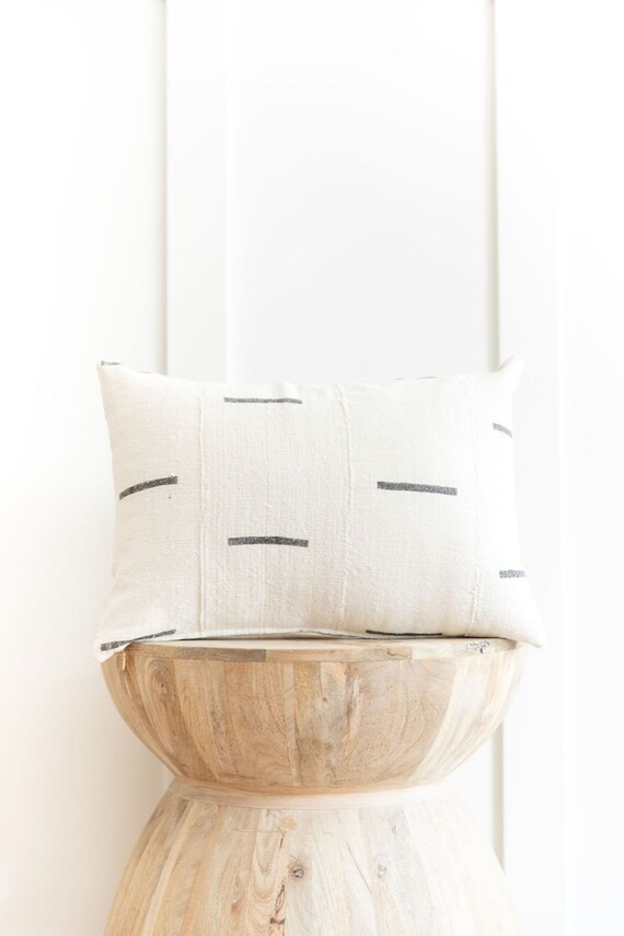 14X20 Authentic African Mudcloth Lumbar Pillow Cover | Etsy | Etsy (US)