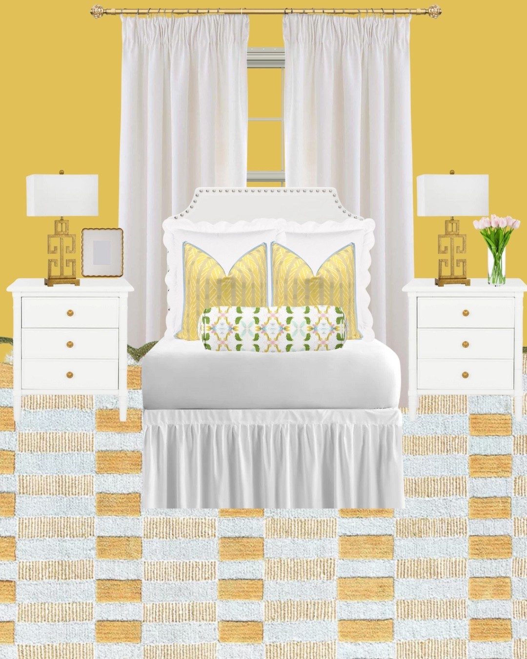 Yellow bedroom!!!