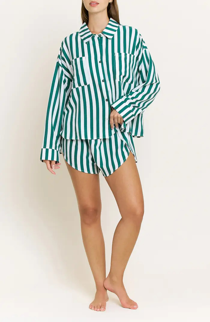 Honeydew Brunch Date Long Sleeve Shorts Pajamas | Nordstrom | Nordstrom